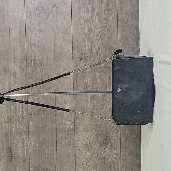 Tory Burch Bags Tory Burch Small Black Leather Crossbody Shoulder